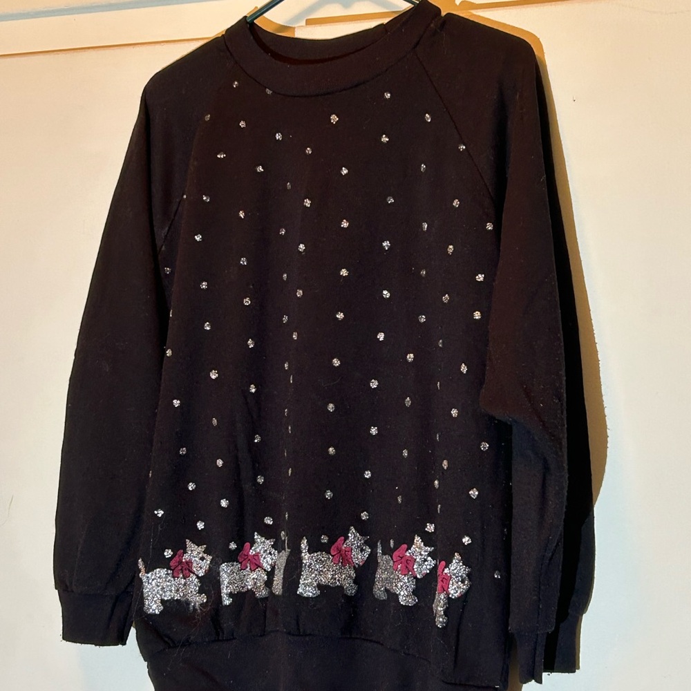 Vintage Frederick's of Hollywood Black Sweater